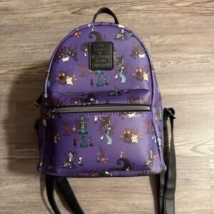 Loungefly Purple Halloween-Themed Backpack